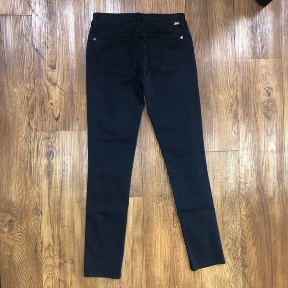 dl 1961 Angel Midrise Skinny Ankle Jeans in Athens Wash (black) Size 25 - Picture 10 of 14